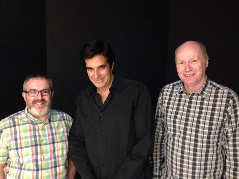 With David Copperfield after his show